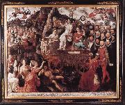 CLAEISSENS, Pieter the Younger Allegory of the 1577 Peace in the Low Countries dfg oil on canvas